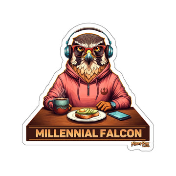 MILLENNIAL FALCON - Kiss-Cut Stickers