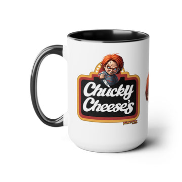 CHUCKY CHEESE'S - Two-Tone Coffee Mugs, 15oz