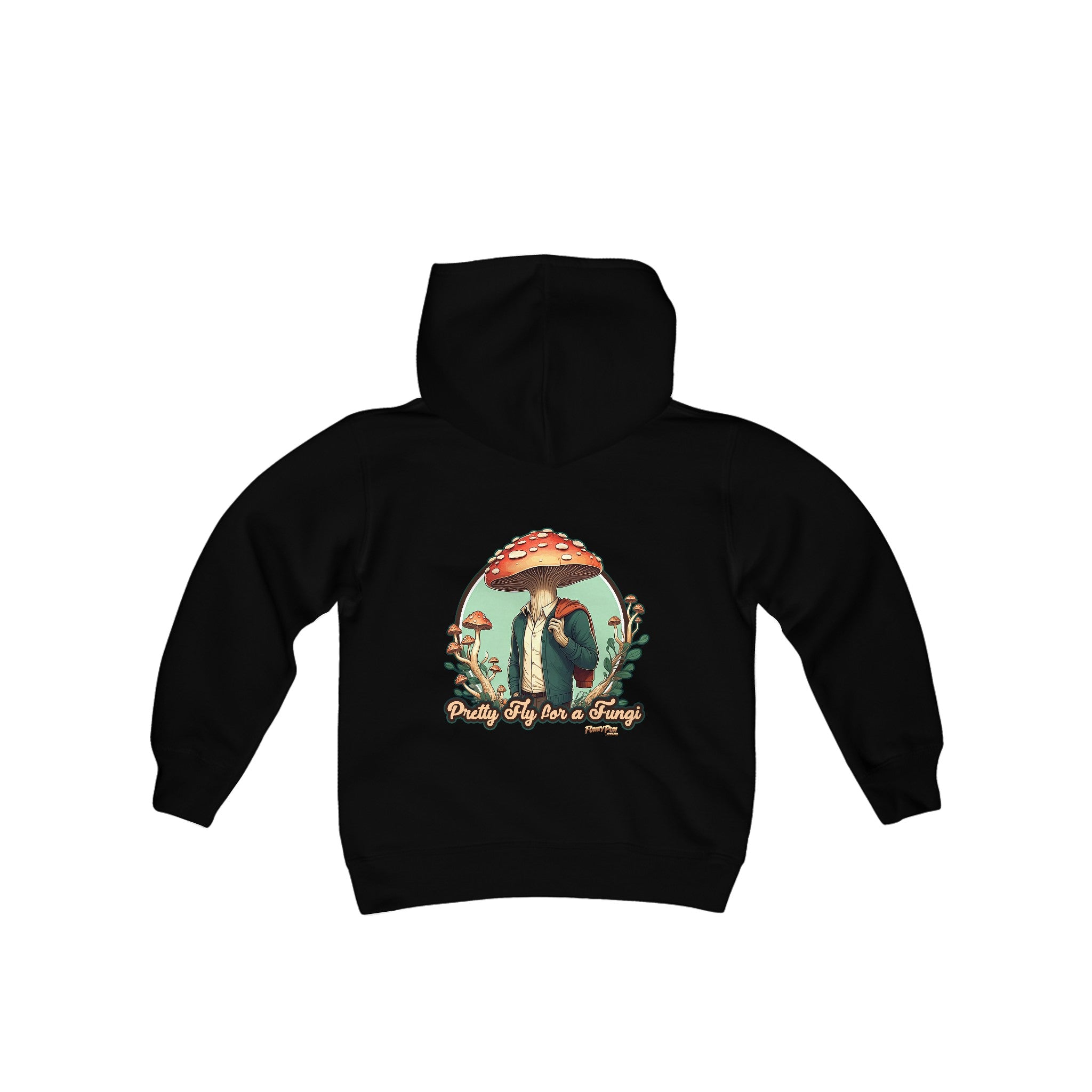 FLY FOR A FUNGI - Youth Heavy Blend Hooded Sweatshirt