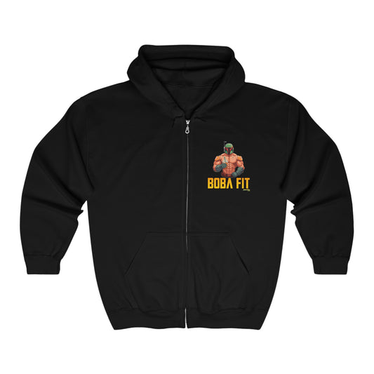 BOBA FIT - Unisex Heavy Blend™ Full Zip Hooded Sweatshirt