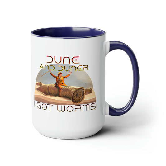 DUNE AND DUNER - Two-Tone Coffee Mugs, 15oz