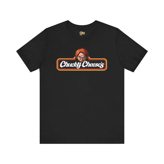 CHUCKY CHEESE'S (Front & Back) - Cotton Crew Tee