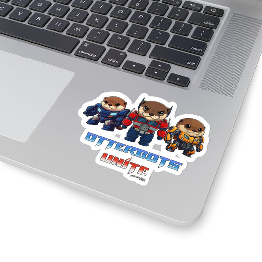 OTTERBOTS UNITE - Kiss-Cut Stickers