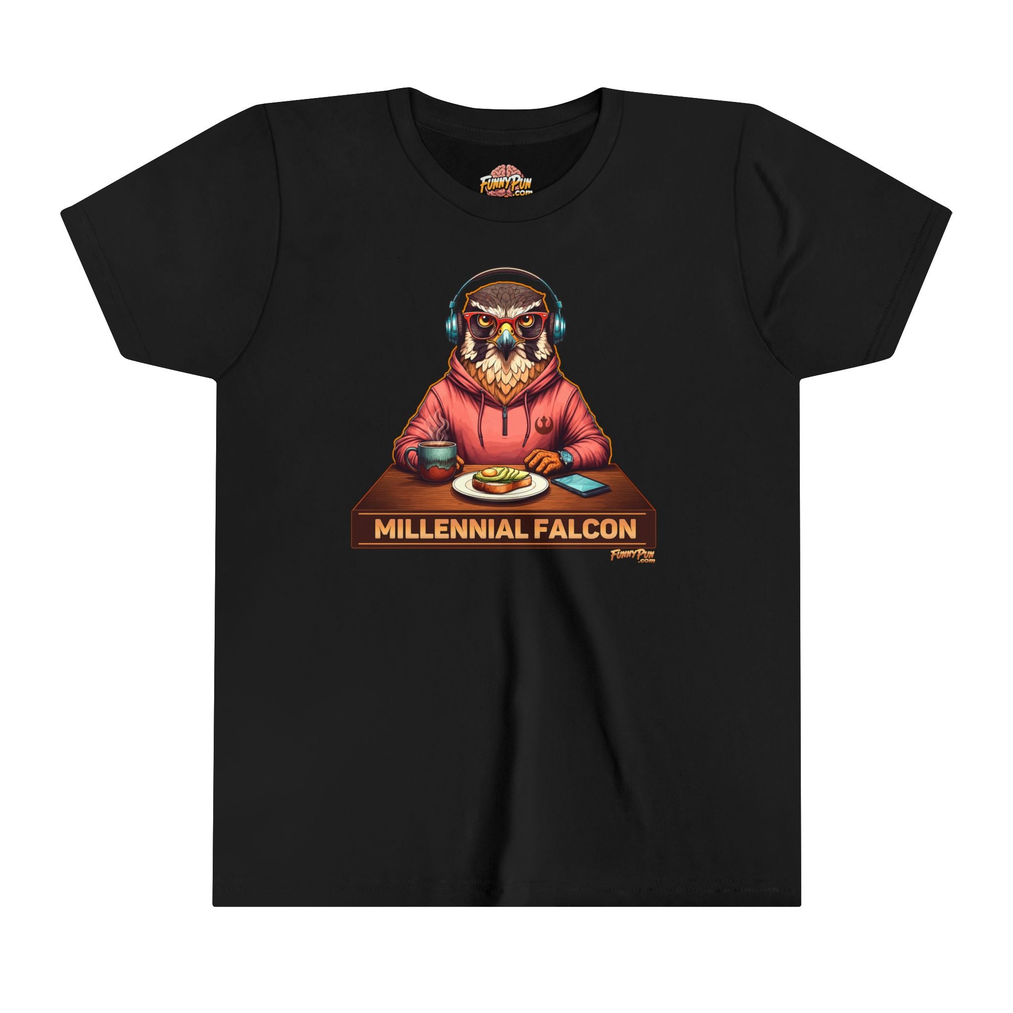 MILLENNIAL FALCON - Youth Short Sleeve Tee