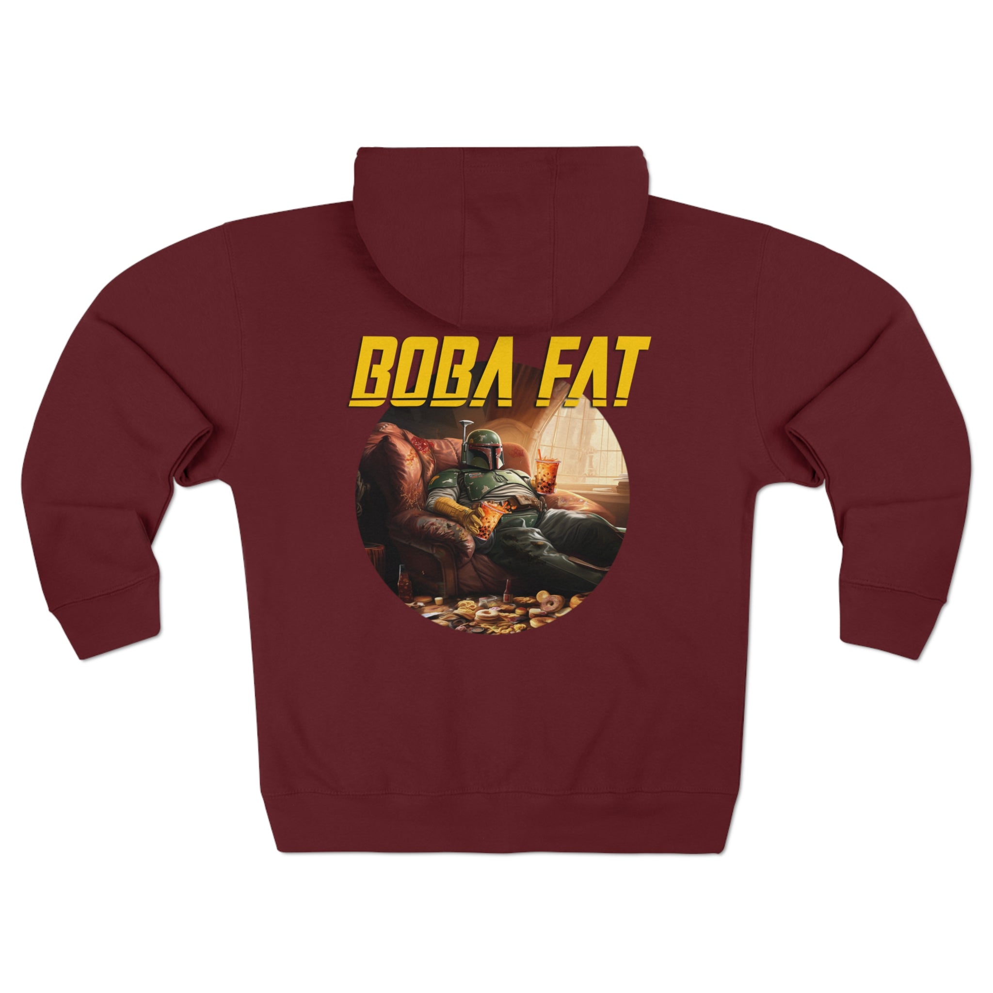 BOBA FAT - Unisex Premium Full Zip Hoodie