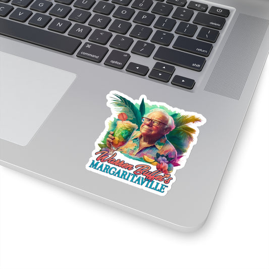 WARREN BUFFET MARGARITAVILLE - Kiss-Cut Stickers