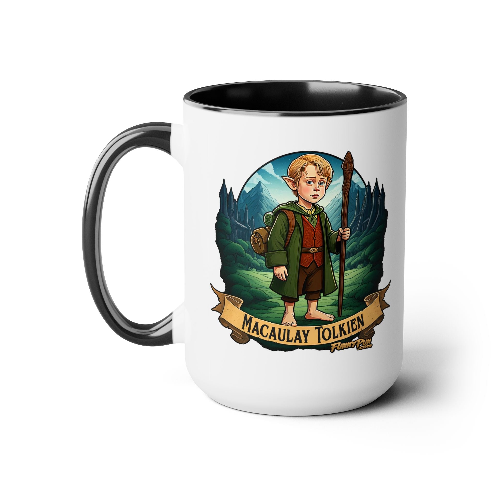 MACAULAY TOLKIEN - Two-Tone Coffee Mugs, 15oz