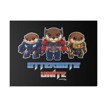 OTTERBOTS UNITE - Matte Canvas, Stretched, 0.75"