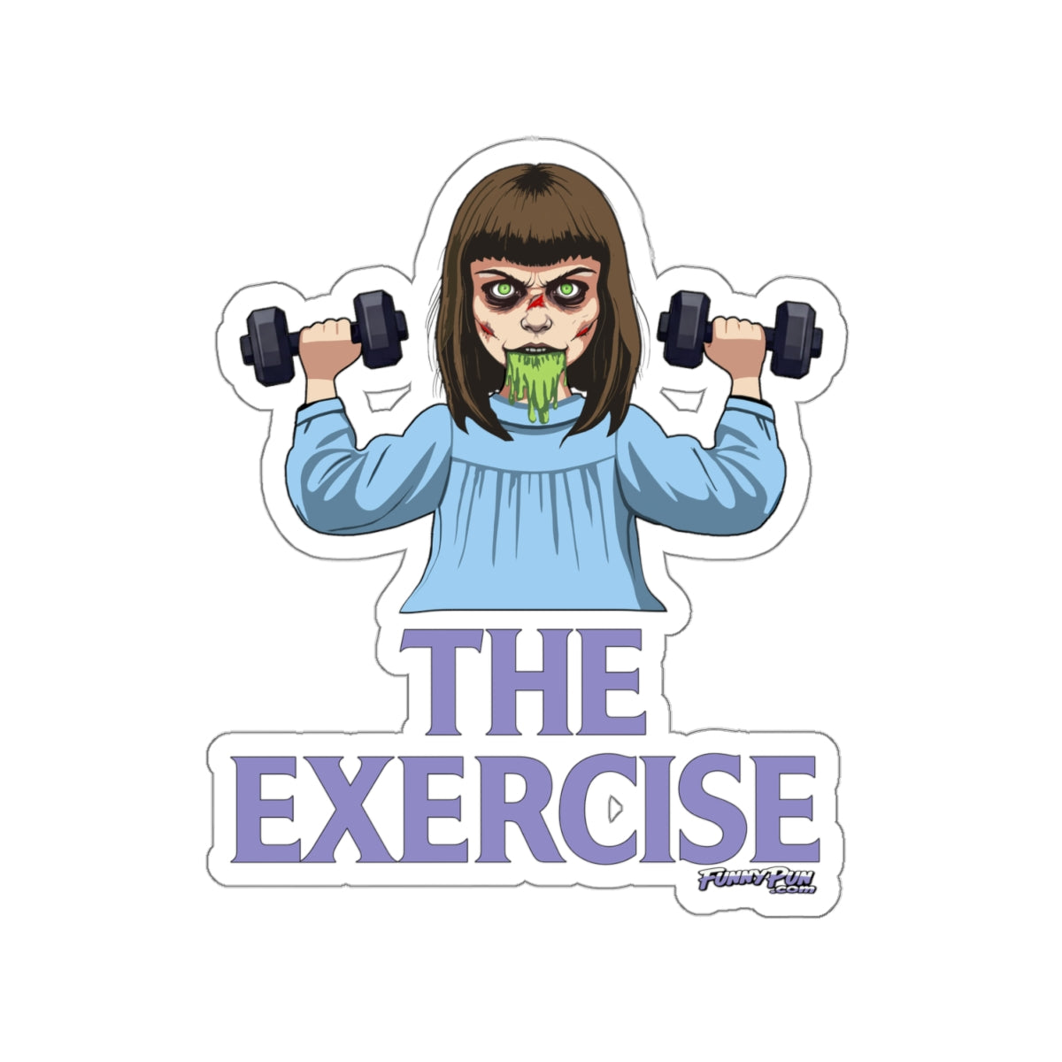 THE EXERCISE - Kiss-Cut Stickers