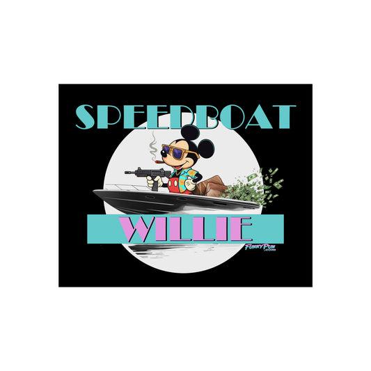 SPEEDBOAT WILLIE - Poster