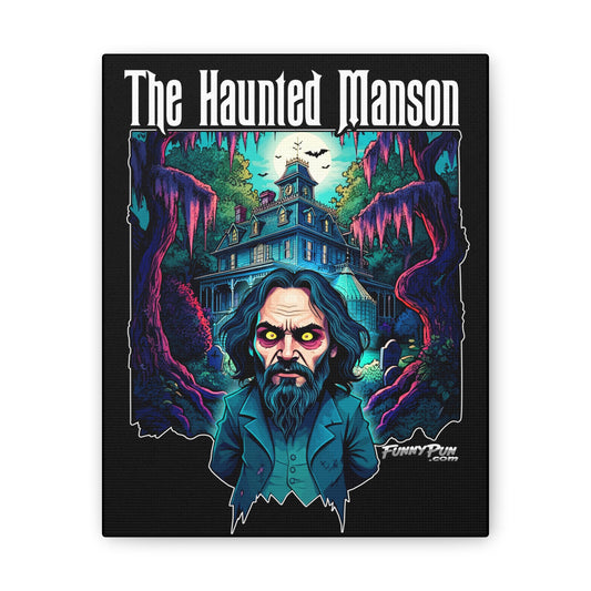 THE HAUNTED MANSON - Canvas Stretched, 0.75"