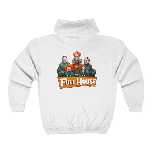 FULL HOUSE - Unisex Heavy Blend™ Full Zip Hooded Sweatshirt