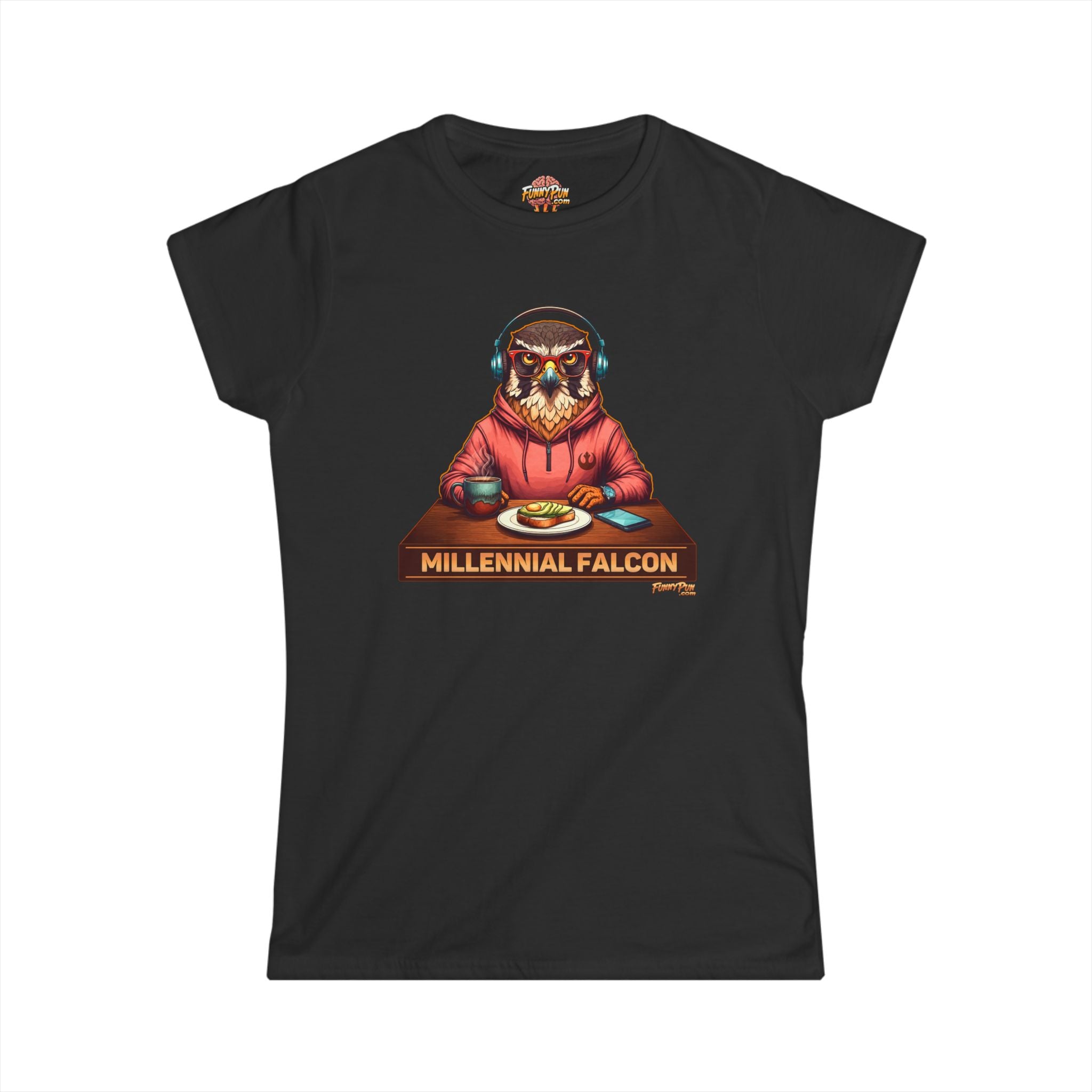 MILLENNIAL FALCON - Women's Softstyle Tee