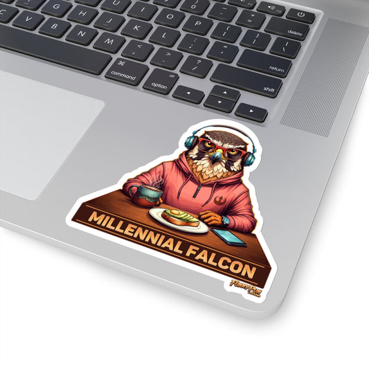 MILLENNIAL FALCON - Kiss-Cut Stickers