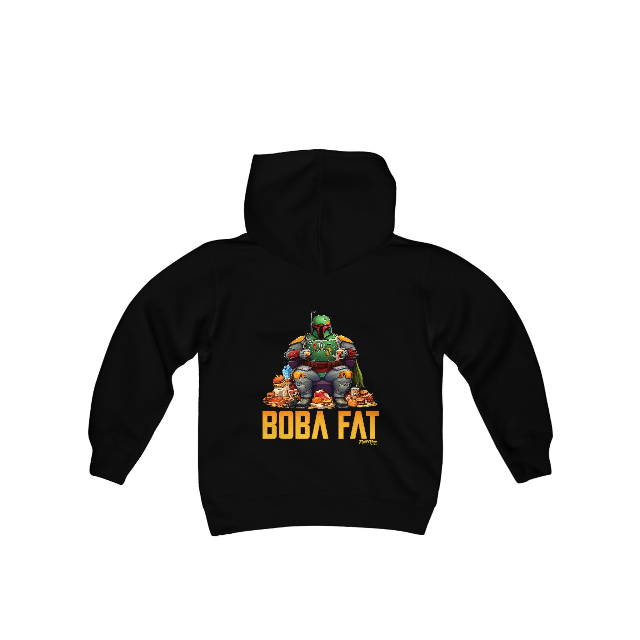 BOBA FAT - Youth Heavy Blend Hooded Sweatshirt