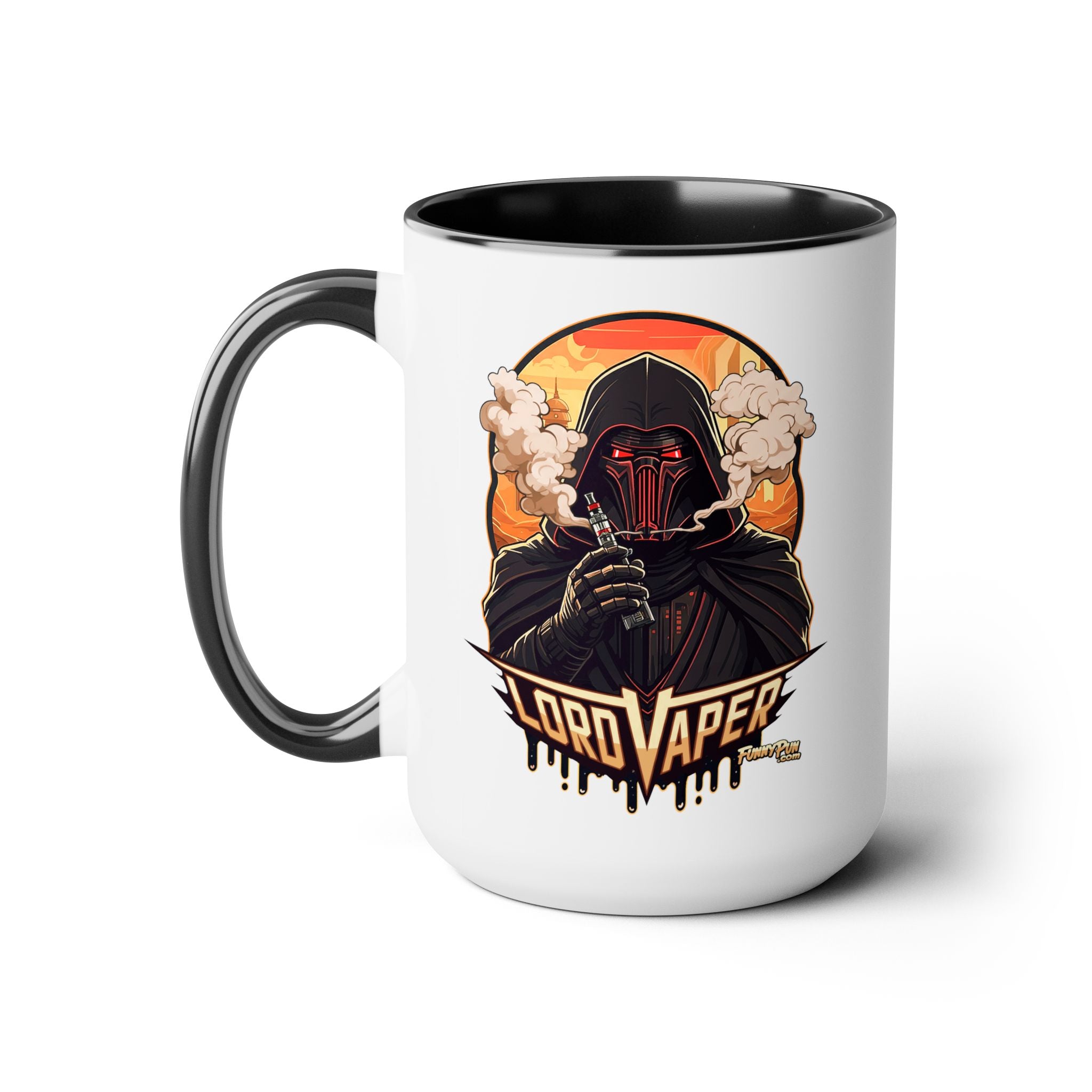 LORD VAPER - Two-Tone Coffee Mugs, 15oz