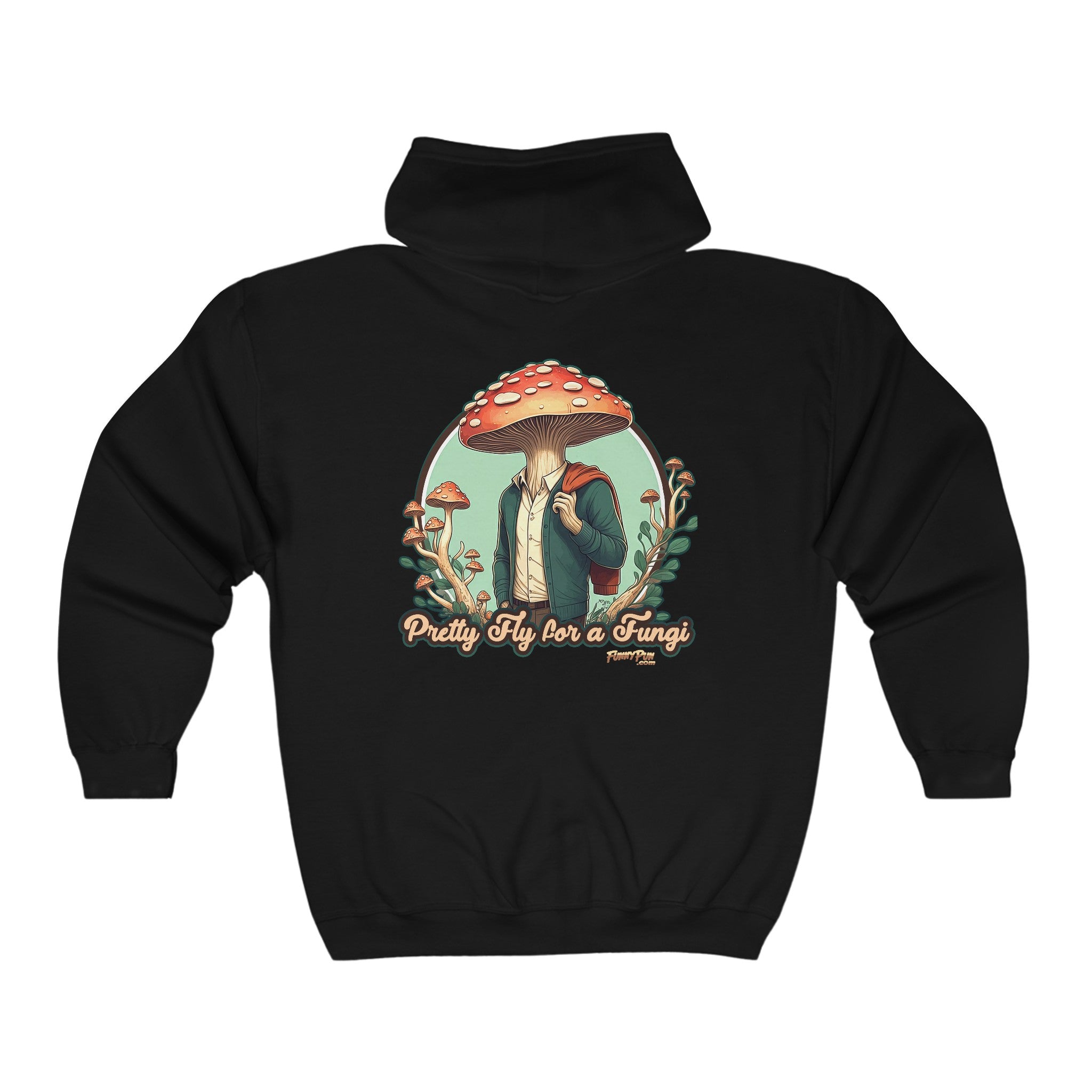 FLY FOR A FUNGI - Unisex Heavy Blend™ Full Zip Hooded Sweatshirt