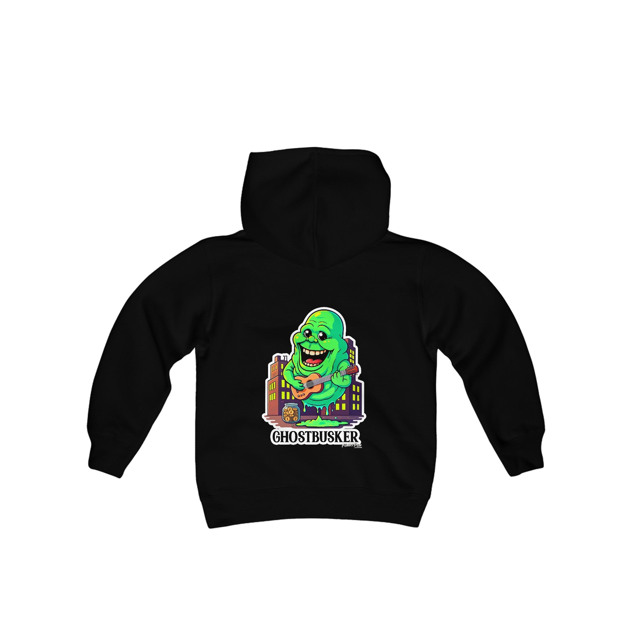 GHOSTBUSKER - Youth Heavy Blend Hooded Sweatshirt