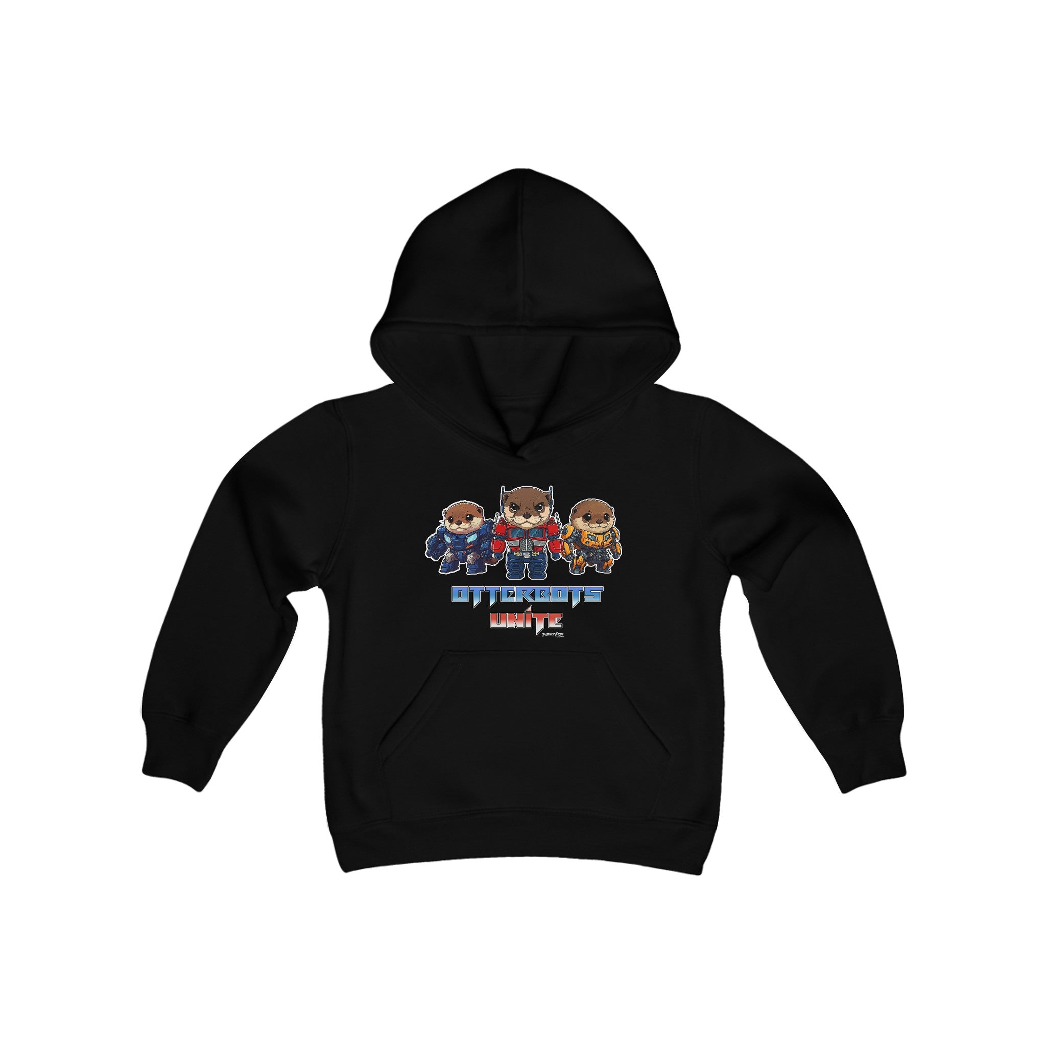 OTTERBOTS UNITE - Youth Heavy Blend Hooded Sweatshirt