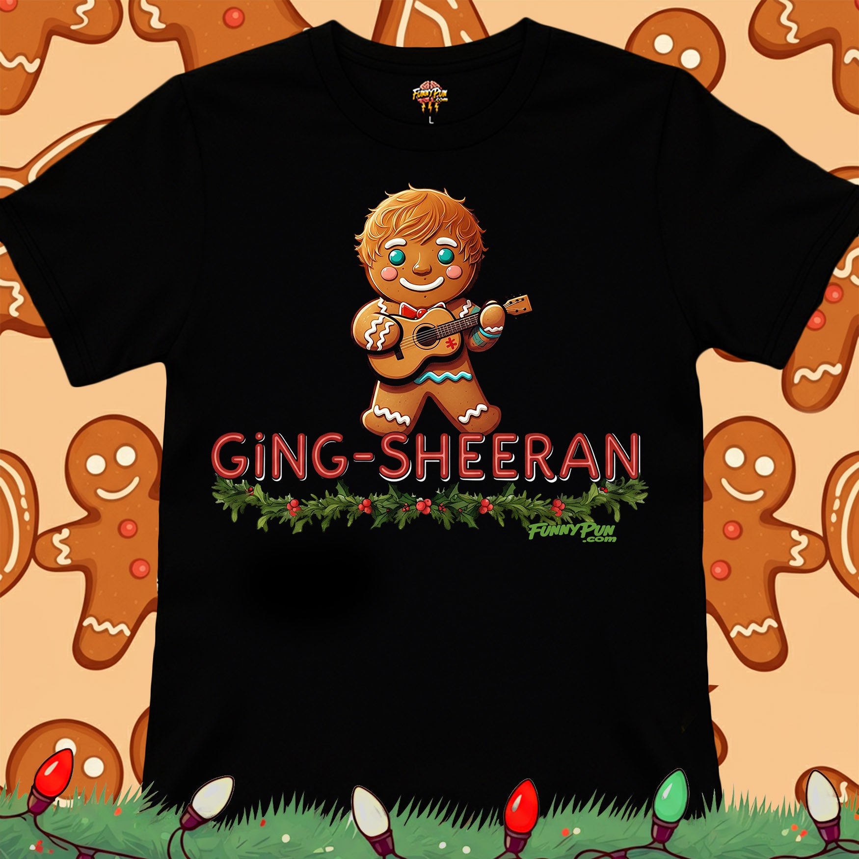 GING-SHEERAN - Cotton Crew Tee