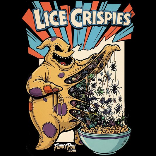 LICE CRISPIES - Cotton Crew Tee (The 2025 Halloween Collection)
