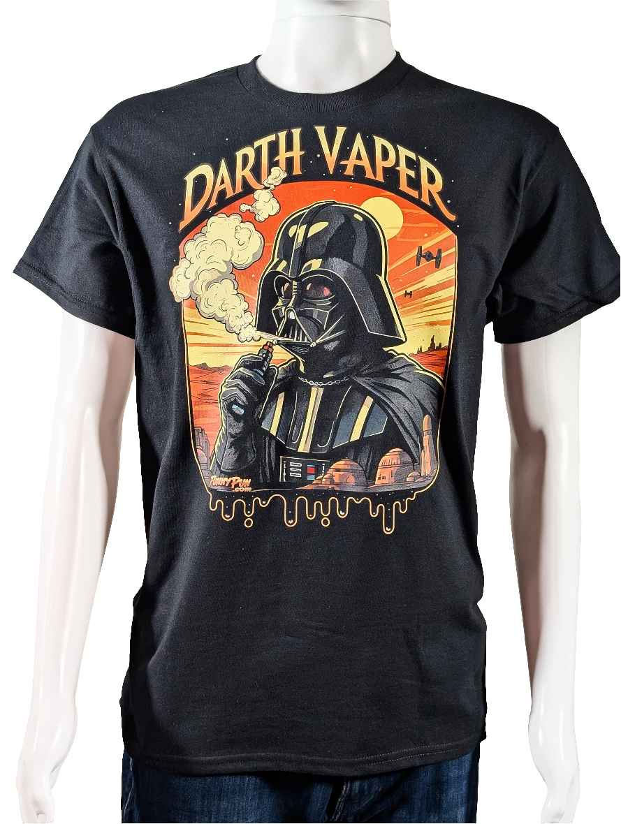 DARTH VAPER - Cotton Crew Tee
